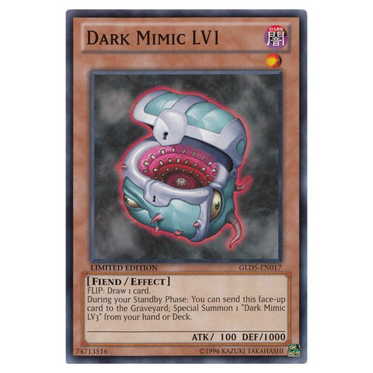 Yu-Gi-Oh! - Gold Series - Haunted Mine - Dark Mimic LV1 (Common) GLD5-EN017