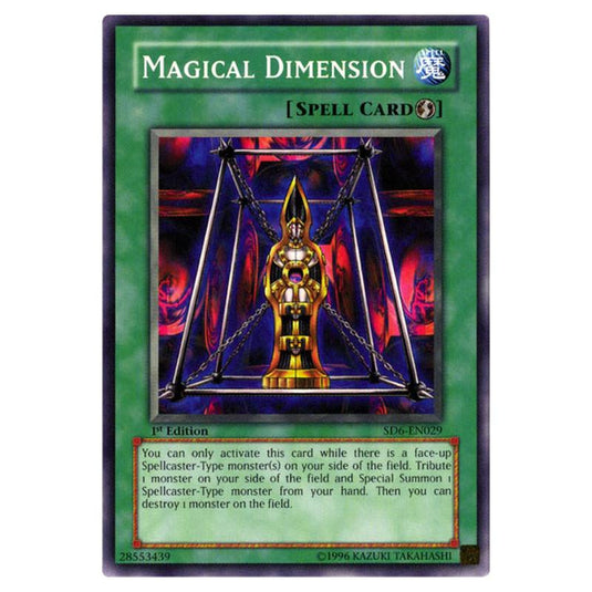 Yu-Gi-Oh! - Structure Deck - Spellcaster's Judgment - Magical Dimension (Common) SD6-EN029
