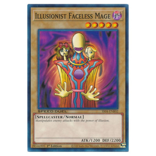 Yu-Gi-Oh! - Speed Duel Starter Decks - Match of the Millennium - Illusionist Faceless Mage (Common) SS04-ENB02