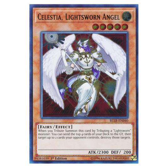 Yu-Gi-Oh! - Battles of Legend - Light's Revenge - Celestia, Lightsworn Angel (Ultra Rare) BLLR-EN040