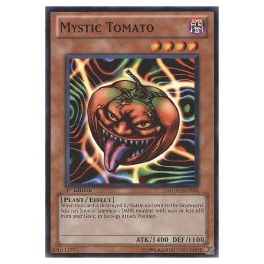 Yu-Gi-Oh! - Dragons Collide Structure Deck - Mystic Tomato (Common) SDDC-EN016