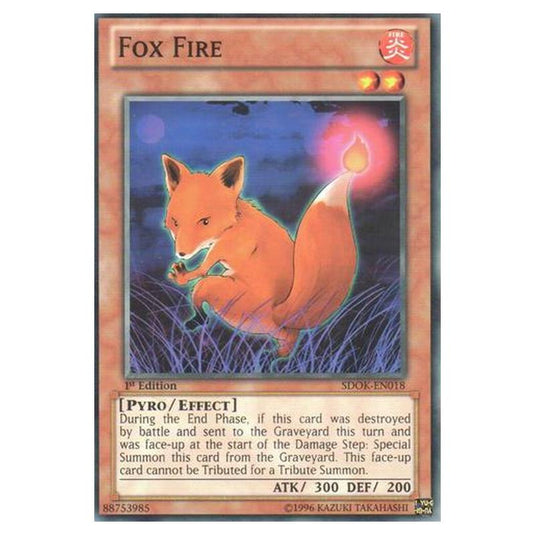 Yu-Gi-Oh! - Onslaught of the Fire Kings Structure Deck - Fox Fire (Common) SDOK-EN018
