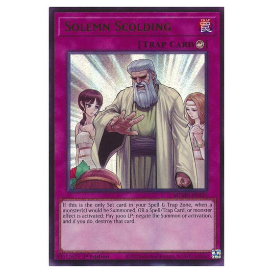 Yu-Gi-Oh! - Maze of Muertos - Solemn Scolding (Ultra Rare) - MZMU-EN121