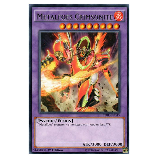 Yu-Gi-Oh! - The Dark Illusion - Metalfoes Crimsonite (Rare) TDIL-EN045
