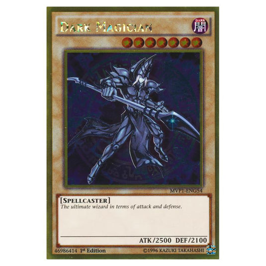 Yu-Gi-Oh! - Yu-Gi-Oh! The Dark Side of Dimensions Movie Pack - Gold Edition - Dark Magician (Gold Rare) MVP1-ENG54
