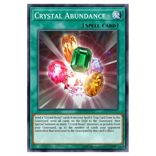 Yu-Gi-Oh! - Force of the Breaker - Crystal Abundance (Common) FOTB-EN035
