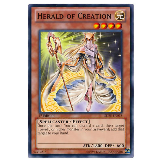 Yu-Gi-Oh! - Saga of Blue-Eyes White Dragon Structure Deck - Herald of Creation (Common) SDBE-EN015