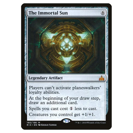 Magic The Gathering - Rivals Of Ixalan - The Immortal Sun - 180/196 (Foil)