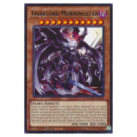 Yu-Gi-Oh! - Maze of Muertos - Darklord Morningstar (Rare) - MZMU-EN083