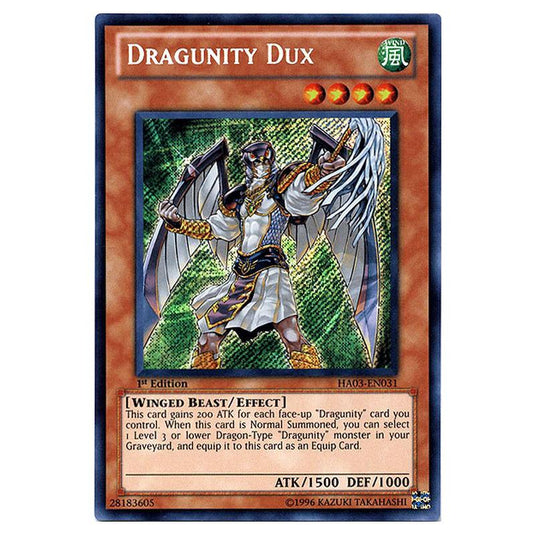 Yu-Gi-Oh! - Hidden Arsenal 3 - Dragunity Dux (Secret Rare) HA03-EN031