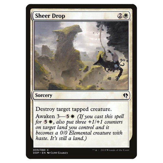 Magic the Gathering - Duel Decks: Zendikar vs. Eldrazi - Sheer Drop - 9