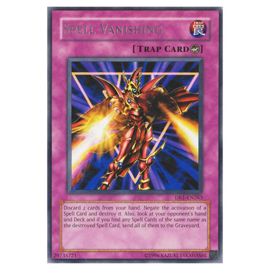 Yu-Gi-Oh! - Dark Revelation Volume 1 - Spell Vanishing (Rare) DR1-EN26 Yu-Gi-Oh! - Dark Revelation Volume 1 - Spell Vanishing (Rare) DR1-EN26