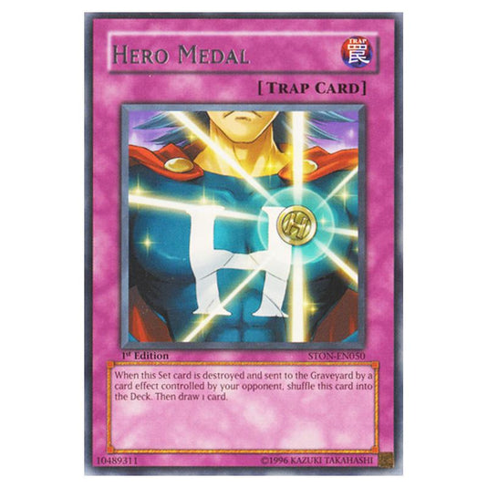 Yu-Gi-Oh! - Strike of Neos - Hero Medal (Rare) STON-EN050