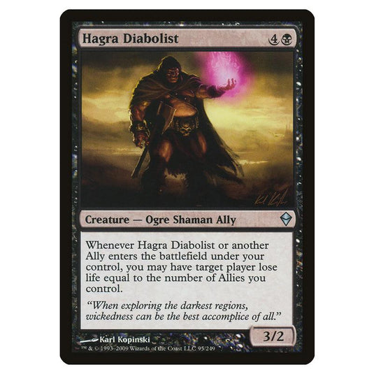 Magic The Gathering - Zendikar - Hagra Diabolist - 95/249