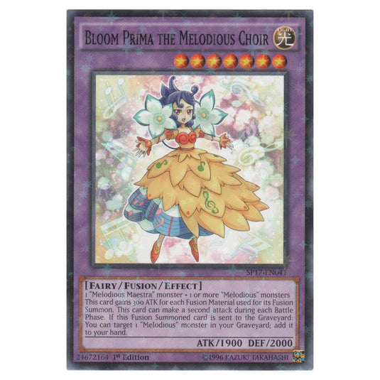 Yu-Gi-Oh! - Star Pack Battle Royal - Bloom Prima the Melodious Choir (Starfoil Rare) SP17-EN041
