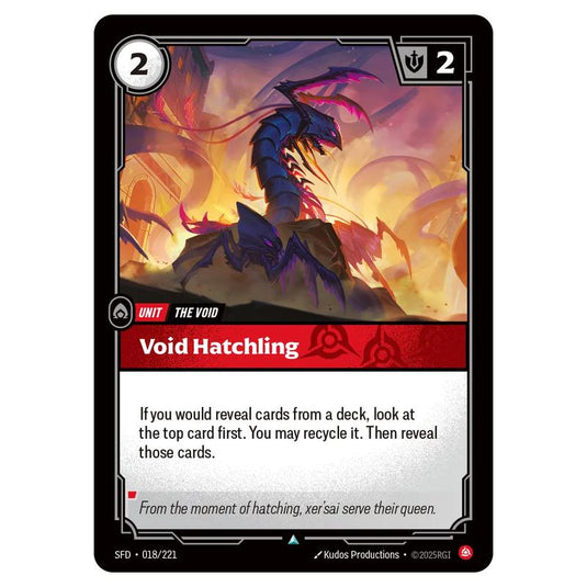 Riftbound: League of Legends TCG - Spiritforged - Void Hatchling - 018/221