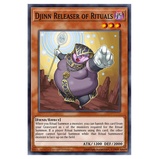 Yu-Gi-Oh! - Stardust Overdrive - Djinn Releaser of Rituals (Rare) SOVR-EN037