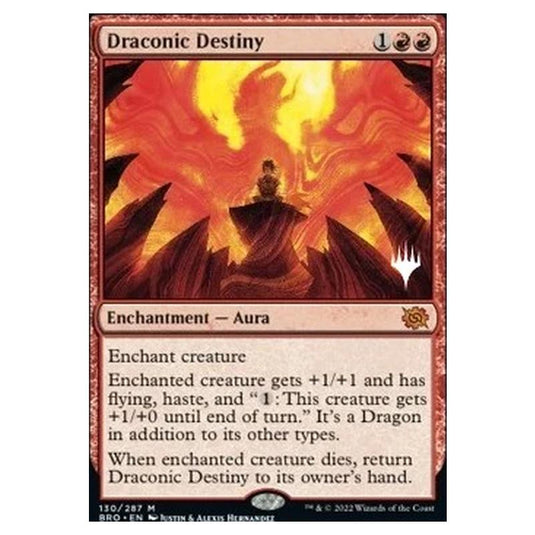 Magic The Gathering - The Brothers' War Promos - Draconic Destiny - 130/287