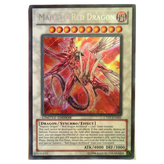 Yu-Gi-Oh! - Collectible Tins 2010 Wave 1 - Majestic Red Dragon (Secret Rare) CT07-EN001