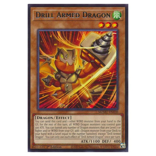 Yu-Gi-Oh! - Maze of Muertos - Drill Armed Dragon (Rare) - MZMU-EN030
