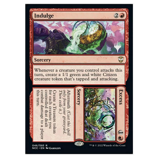 Magic The Gathering - Commander: Streets of New Capenna Promos - Indulge // Excess - 046/281