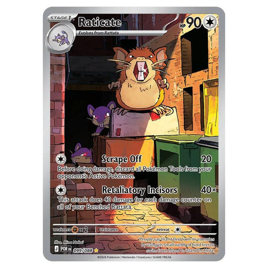 Pokemon - Mega Evolution - Perfect Order - Raticate - 099/088