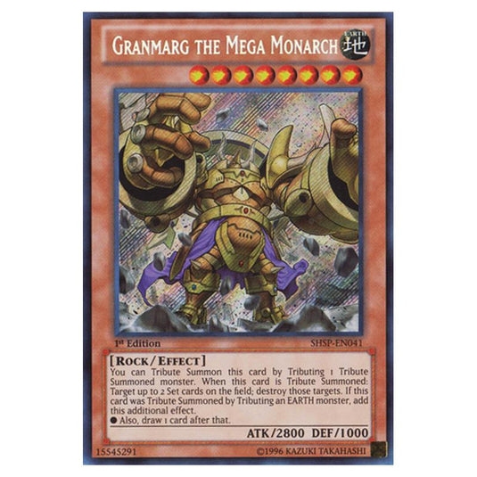 Yu-Gi-Oh! - Shadow Specters - Granmarg the Mega Monarch (Secret Rare) SHSP-EN041