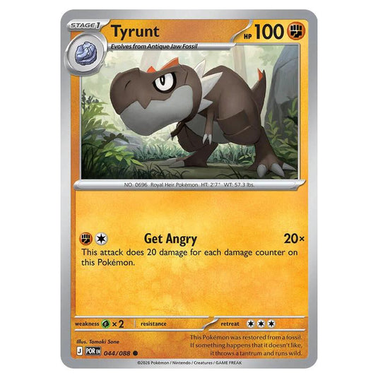 Pokemon - Mega Evolution - Perfect Order - Tyrunt - 044/088