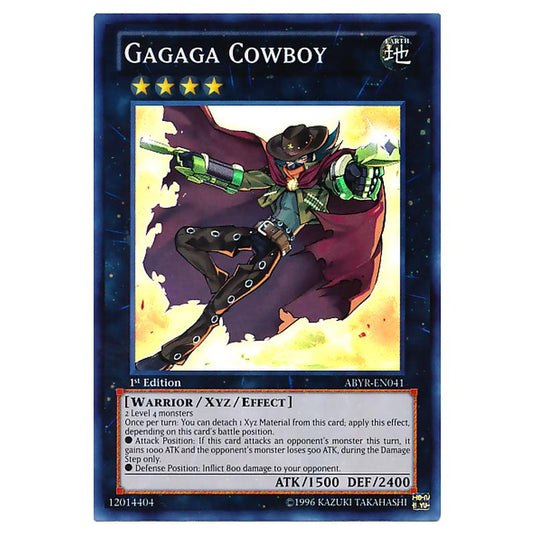 Yu-Gi-Oh! - Abyss Rising - Gagaga Cowboy (Super Rare) ABYR-EN041
