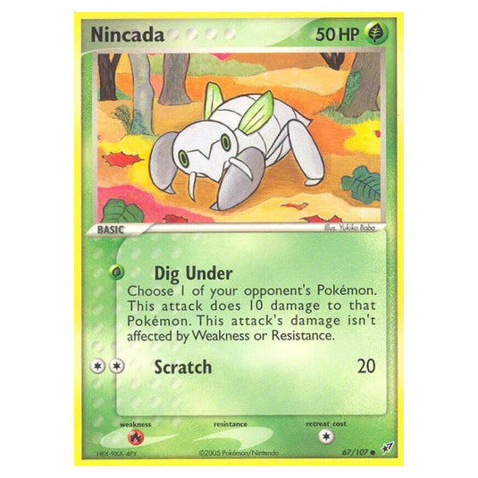 Pokemon - EX Deoxys - Nincada - 067/107
