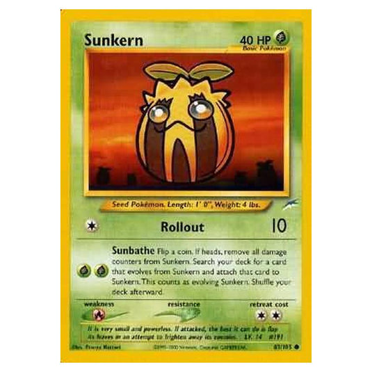 Pokemon - Neo Destiny - Sunkern - 083/105