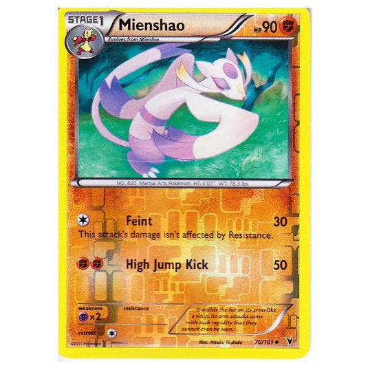 Pokemon - Black & White - Noble Victories - (Reverse Holo) - Mienshao 70/101