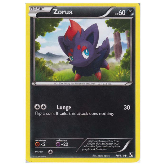 Pokemon - Black & White - Zorua 70/114