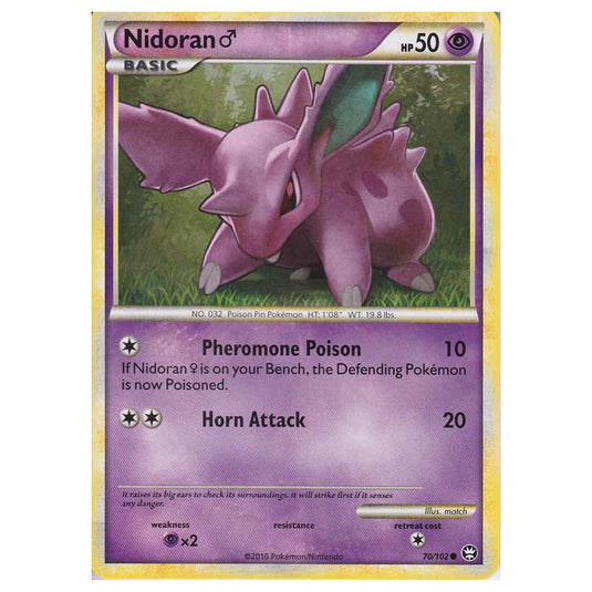 Pokemon - HGSS - Triumphant - Nidoran 70/102