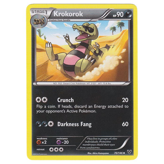 Pokemon - XY Base Set - Krokorok - 70/146