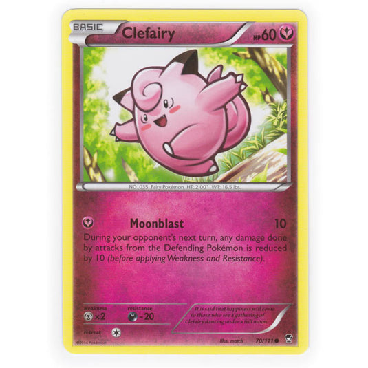 Pokemon - XY Furious Fists - Clefairy - 70/111