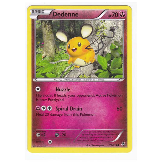 Pokemon - XY Phantom Forces - Dedenne - 70/119