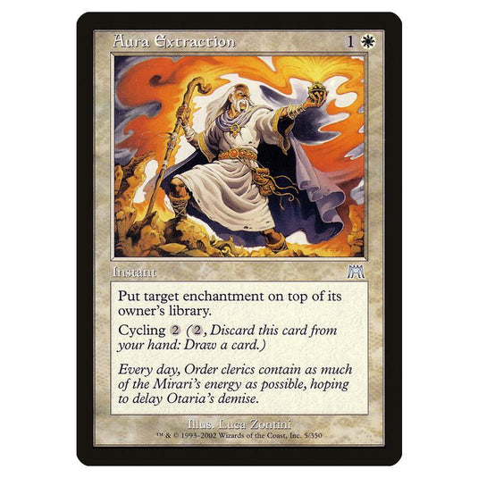 Magic The Gathering - Onslaught - Aura Extraction - 5/350 (Foil)