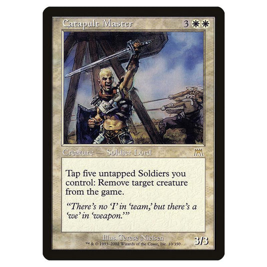 Magic The Gathering - Onslaught - Catapult Master - 10/350 (Foil)