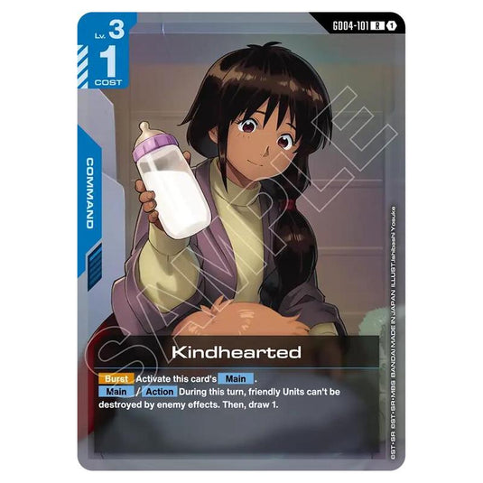 Gundam Card Game - GD-04: Phantom Aria - Kindhearted (R) - GD04-101