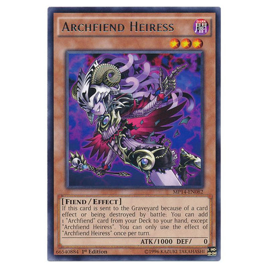 Yu-Gi-Oh! - 2014 Mega-Tin Mega Pack - Archfiend Heiress (Rare) MP14-EN082