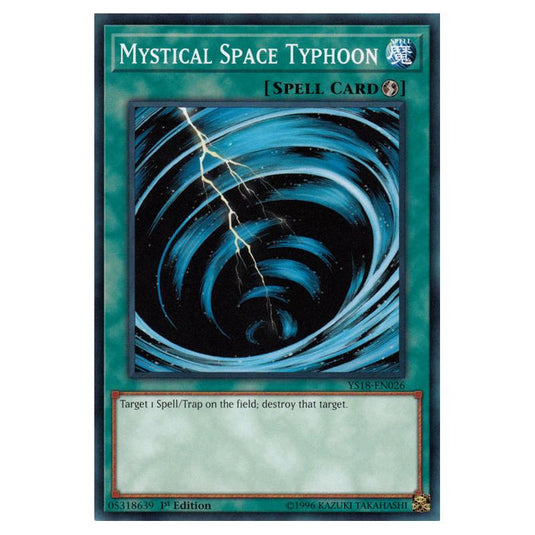 Yu-Gi-Oh! - Starter Deck - Codebreaker - Mystical Space Typhoon (Common) YS18-EN026