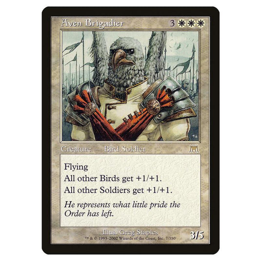 Magic The Gathering - Onslaught - Aven Brigadier - 7/350