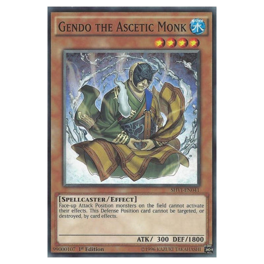 Yu-Gi-Oh! - Shining Victories - Gendo the Ascetic Monk (Common) SHVI-EN041