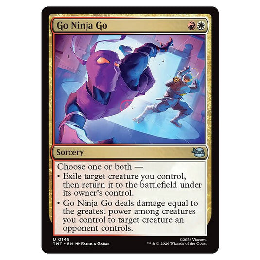 Magic The Gathering - Teenage Mutant Ninja Turtles - Go Ninja Go - 0149