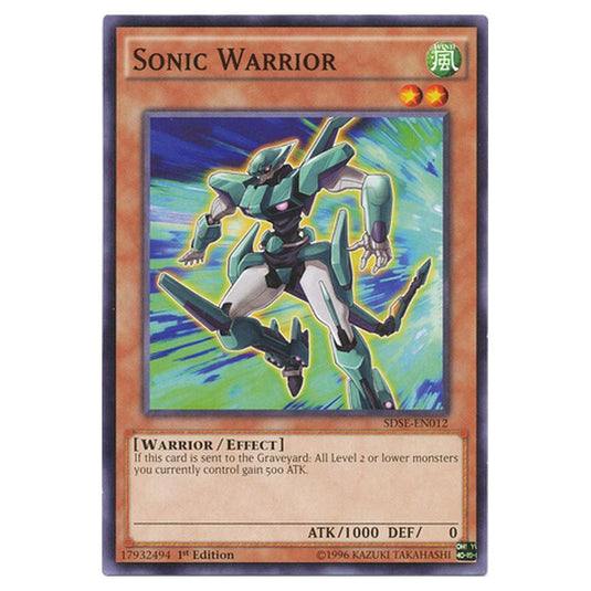 Yu-Gi-Oh! - Synchron Extreme Structure Deck - Sonic Warrior (Common) SDSE-EN012