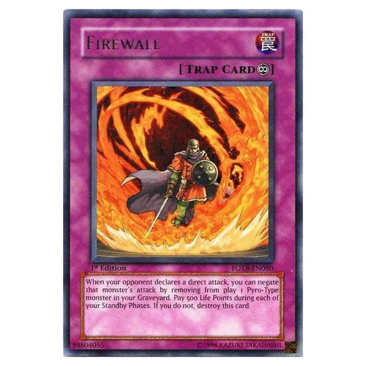 Yu-Gi-Oh! - Force of the Breaker - Firewall (Rare) FOTB-EN060
