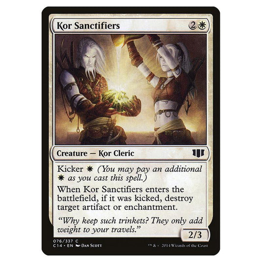 Magic The Gathering - Commander 2014 - Kor Sanctifiers - 76