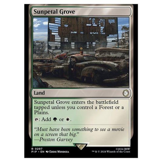 Magic The Gathering - Universes Beyond - Fallout - Sunpetal Grove - 0297