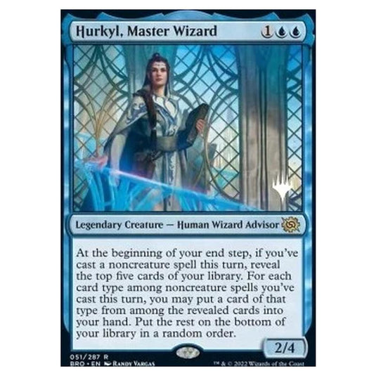 Magic The Gathering - The Brothers' War Promos - Hurkyl, Master Wizard - 051/287
